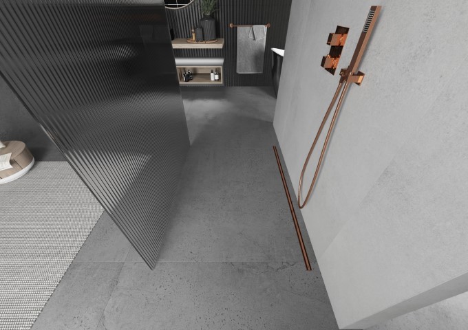 modernios dušo rankenėlės rožinio aukso